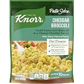 Knorr Cheddar Broccoli Pasta Sides 4.3 oz, Fusilli, Quick Side Dish 1PK | Quick side dish for weeknight meals and easy meal prep; Cheddar Broccoli; 4.3 oz.