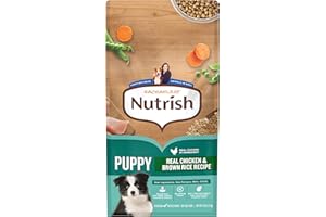 Nutrish Rachael Ray Dry Dog Food Puppy, Real Chicken & Brown Rice Recipe, 5 lb. Bag - 1