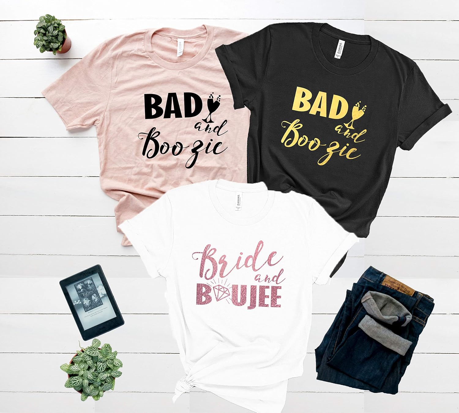 Bridal Party Shirts Bride And Boujee 
