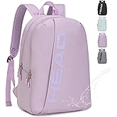 HEAD Waterproof Sports Gym Backpack for Women & Men, Large Casual Daypack Travel Backpacks for College/Weekender Overnight/Work/Fitness, 15.6 inch Laptop Backpack Lightweight Computer Bag Notebook Bag