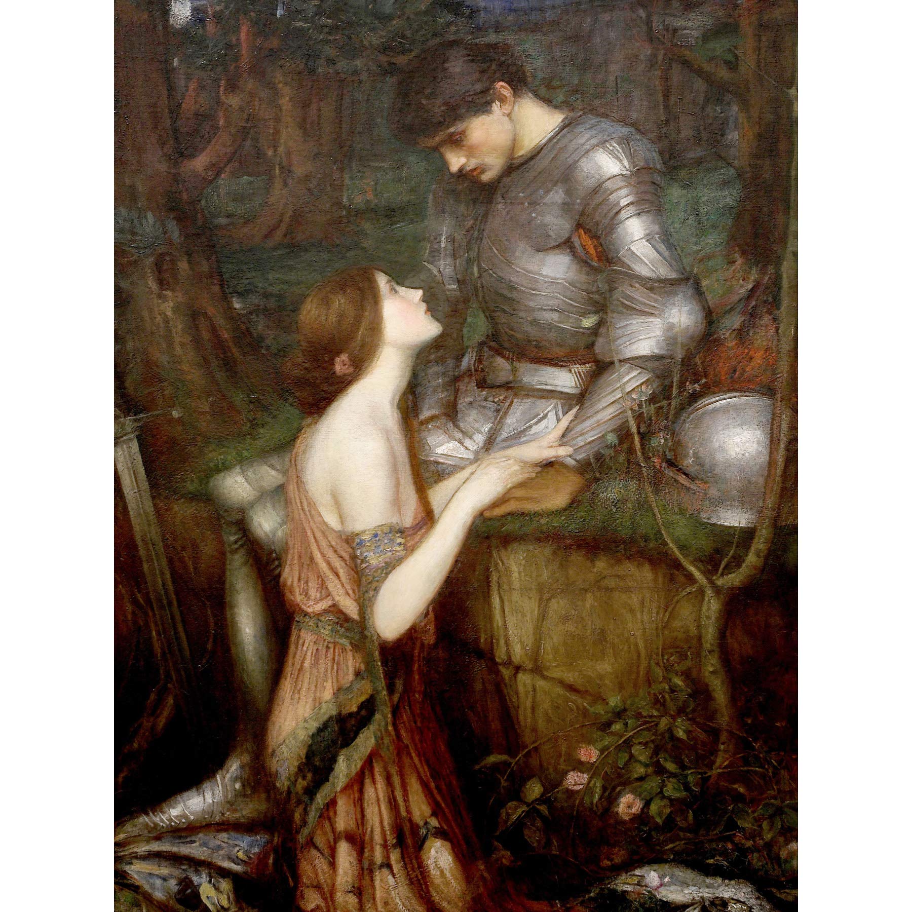 John Waterhouse Lamia Cropped Large Wall Art Print Canvas Premium Poster Mural