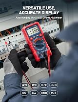AstroAI Digital Multimeter 4000 Counts TRMS Auto-Ranging Volt Meter 600V view 2