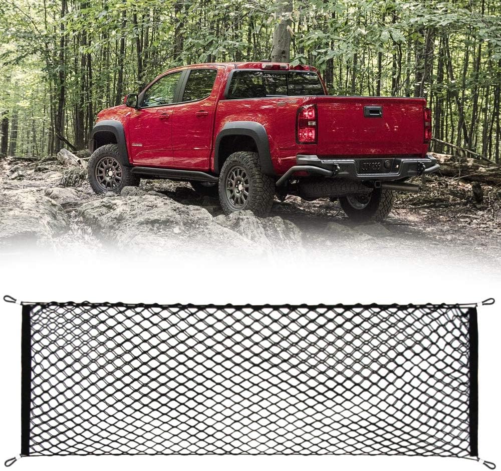 Amazon Com Thie2e Cargo Net Stretchable Truck Net Fit For Chevy Colorado Gmc Canyon 2015 2016 2017 2018 2019 Automotive