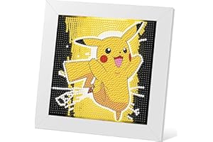 bleihum Cartoon Diamond Art for Kids Ages 4-8-12 Girls Boys,Diamond Painting Kits for Kids Cartoon Framed,Gem Art for Kids for Girls Boys Birthday Christmas Gifts(6x6inch)