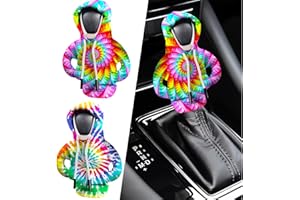 XWQWD Car Gear Shift Cover Hoodie 2PCS Automotive Interior Accessories Shift Knobs Fashionable Hooded Shirt Car Shifter Knobs Cover H