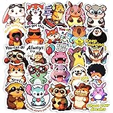 102PCS Animals Positive Affirmation Stickers, Motivational Stickers with Inspirational Quotes for Kids Adults Teens, Funny Cool Meme Vinyl Sticker for Water Bottles Laptops Phones Journals Bookish