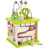 Hape Country Critters Wooden Activity Play Cube by Hape International International International | Wooden Learning Puzzle To