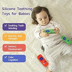 Hooku 2-Pack Silicone Teethers for Babies 0-6