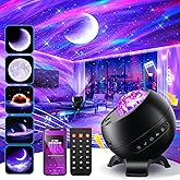 Northern Galaxy Light Projector, 300+Modes & 5 Films Star Projector, 15 White Noise & Bluetooth Moon Galaxy Projector, Teen Girl Gifts Trendy Stuff, Gifts Star Lights for Ceiling, Bedroom Decor