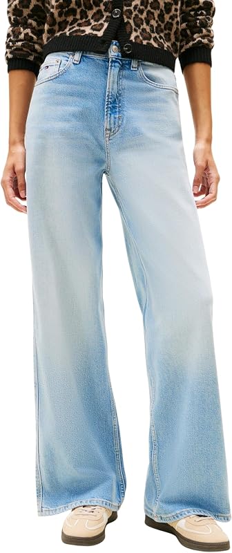 Damen Jeans Hose Claire High Rise, Blau (Denim Light), 32W/34L