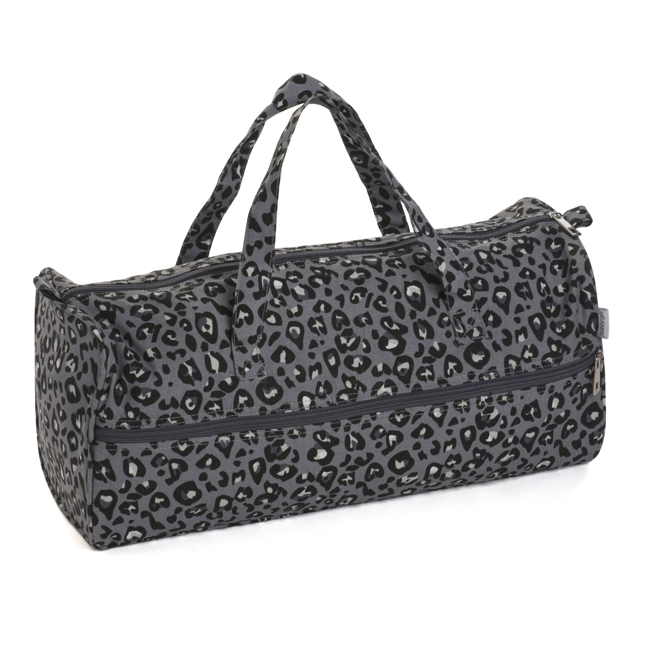 Hobby Gift Knitting Bags, Grey Leopard, 16.5 x 45 x 19.5 cm