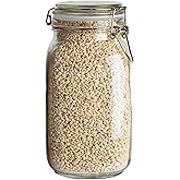 Galashield Glass Jars with Lids 50 oz Food Storage Jars with Airtight Lids Leak Proof Glass Canisters Kitchen Jars