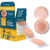 LIVING JIN Nipple Covers for Men 100Pcs, Anti-Chafing Running Protectors | Anti-chafing protectors for sports, Hypoallergenic, Sweat resistant, Shower safe, No show concealment, 50Pairs