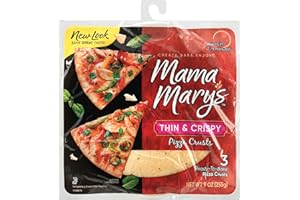 Mama Mary's 7" Thin & Crispy Ready to Bake Pizza Crusts, 3 Count (Pack of 8)