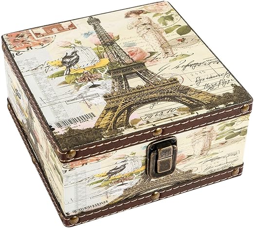 Amazon Com Waahome Wood Jewelry Keepsake Storage Box Memory Boxes