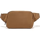 Pander Belt Bag Large 2L, Nylon Fanny Pack Purse for Women and Men with Adjustable Strap