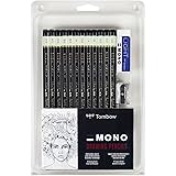 Tombow MONO Drawing Pencil Set, Assorted Degrees, 12-Pack. Professional Quality Graphite Pencil Set with Eraser and…