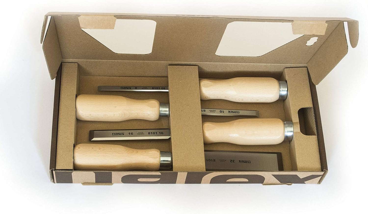 Narex Chisel Set 4 pcs (8/10/16/32), 8 mm, 10 mm, 16 mm, 32 mm - Image 5