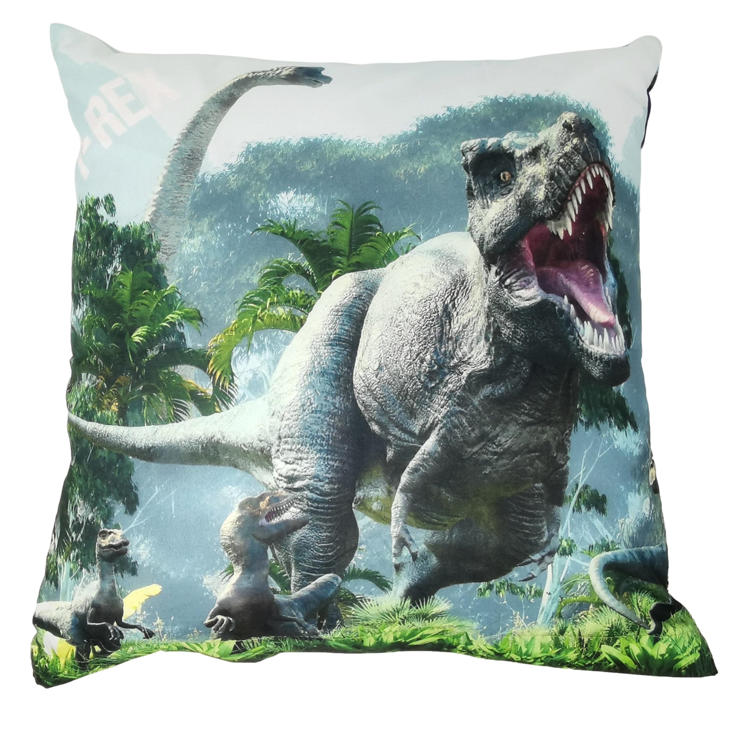 Theonoi Children's Baby Cushion Cover without Filling without Cushion Made of Cotton Various Designs (Dinosaur) โ image 1