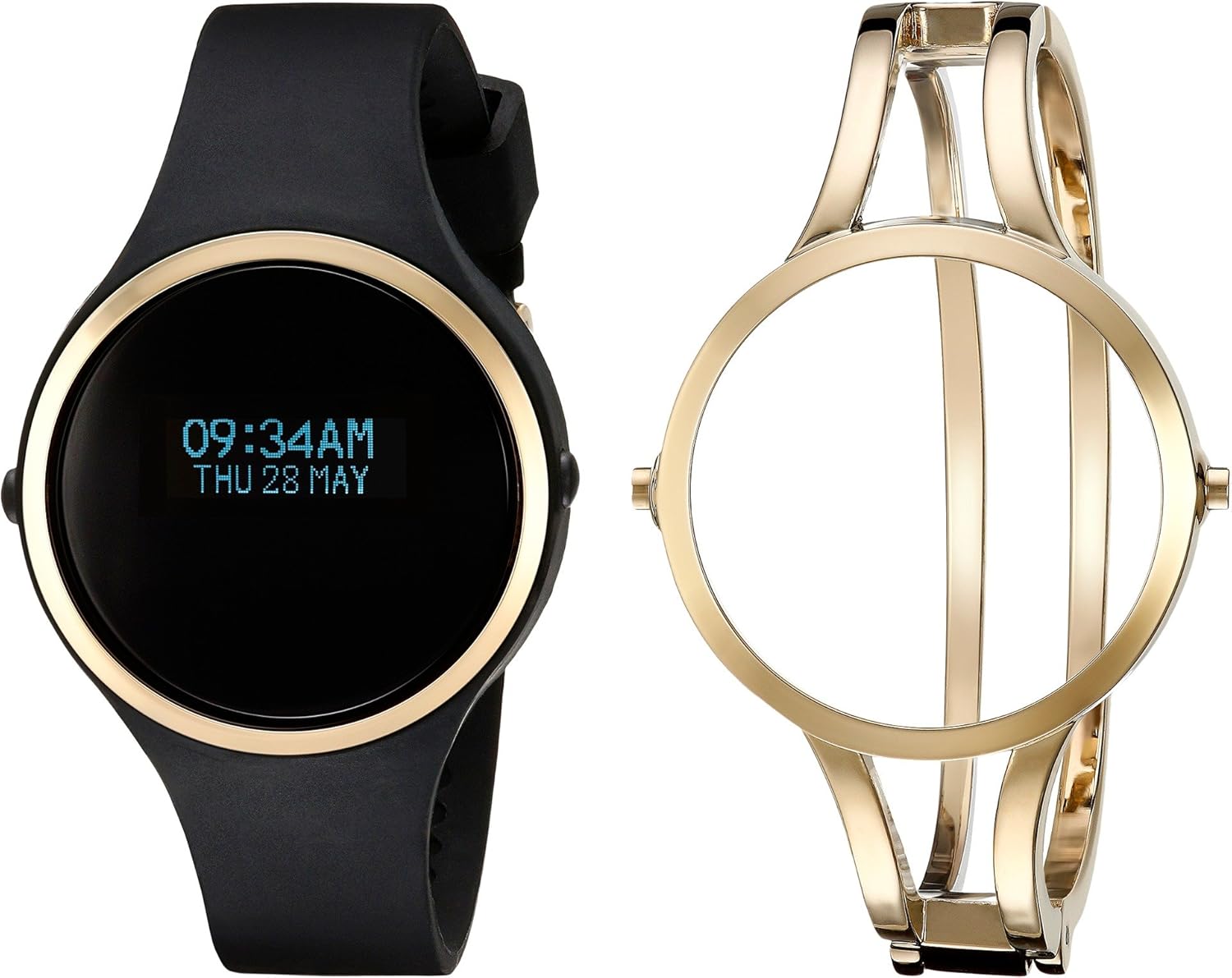 women's digital bangle watch