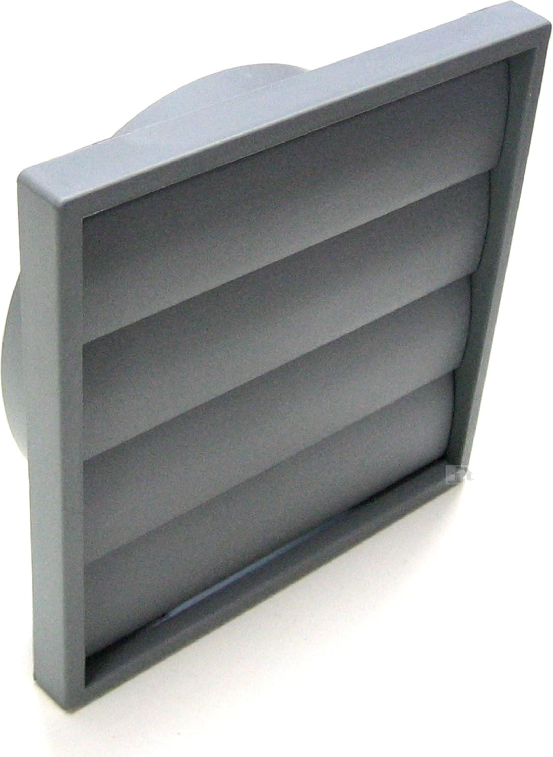 Large Grey Extractor Air Vent 6 Inch Duct Grille 150mm Gravity Flap Fan