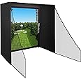 Golf Simulator Cage with Impact Netting and All Poles