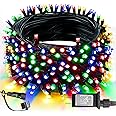 TW SHINE Christmas Lights, 200 LED 66FT Outdoor Christmas Lights Plug in with 8 Modes, Waterproof Christmas Lights Outdoor, Indoor Xmas Decorations for Party Yard House Decor, Multi-Colored