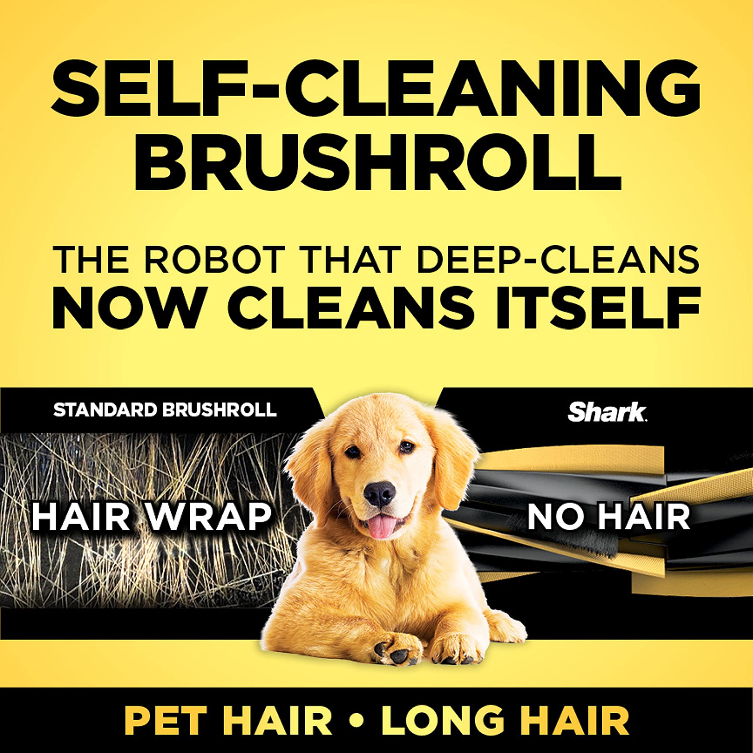 Shark IQ Robot Vacuum AV1002AE with XL Self-Empty Base, Self-Cleaning Brushroll, Advanced Navigation, Wi-Fi, Compatible with Alexa, 2nd Generation - View 4