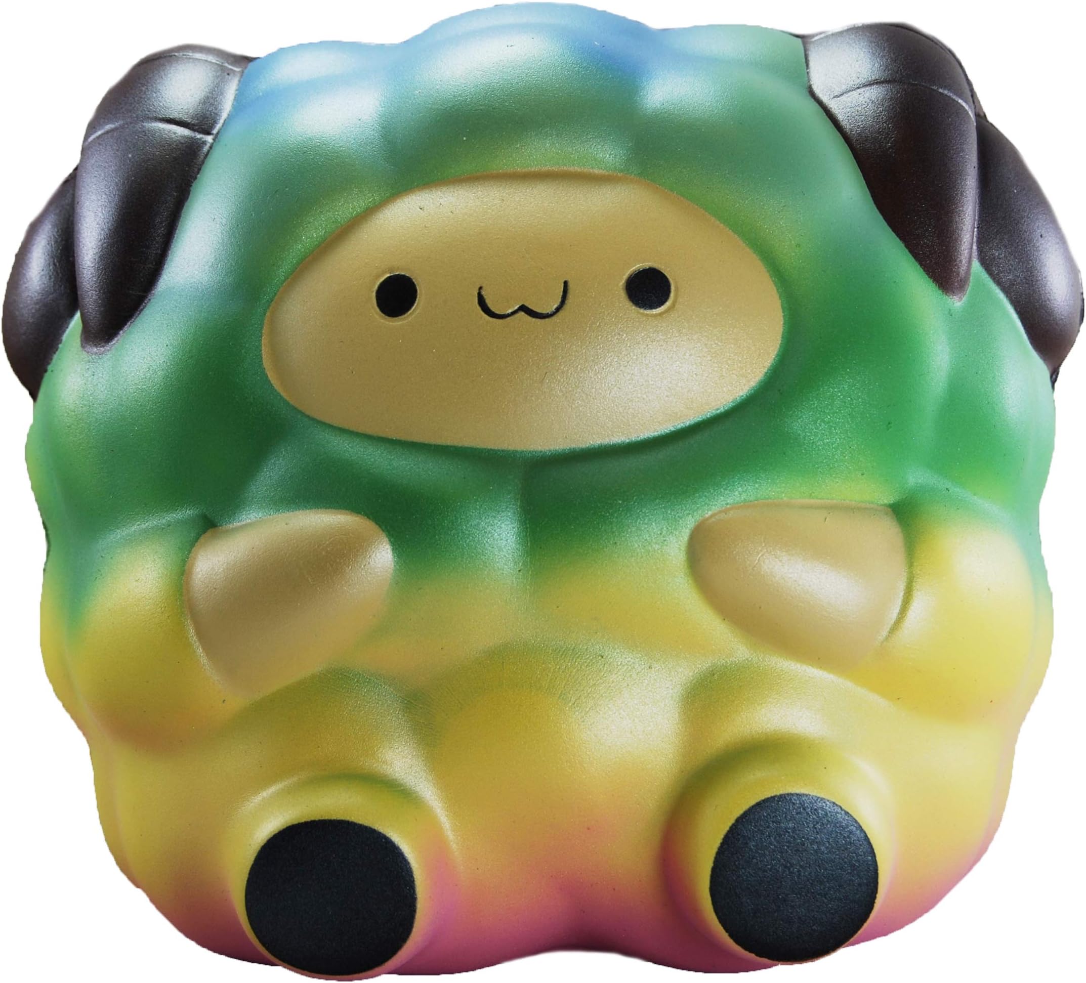 CutieLine Slow Rising Scented Squishy Ram - Rainbow + Gift