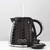 Daewoo Argyle 1.7L Electric Kettle Black with Removable Lid & Filter view 3
