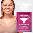 SILKDERMIS Silicone Chest Wrinkle Pads:Chest Wrinkles from Side Sleeping- Chest Pads for Wrinkles Reusable 4 pcs