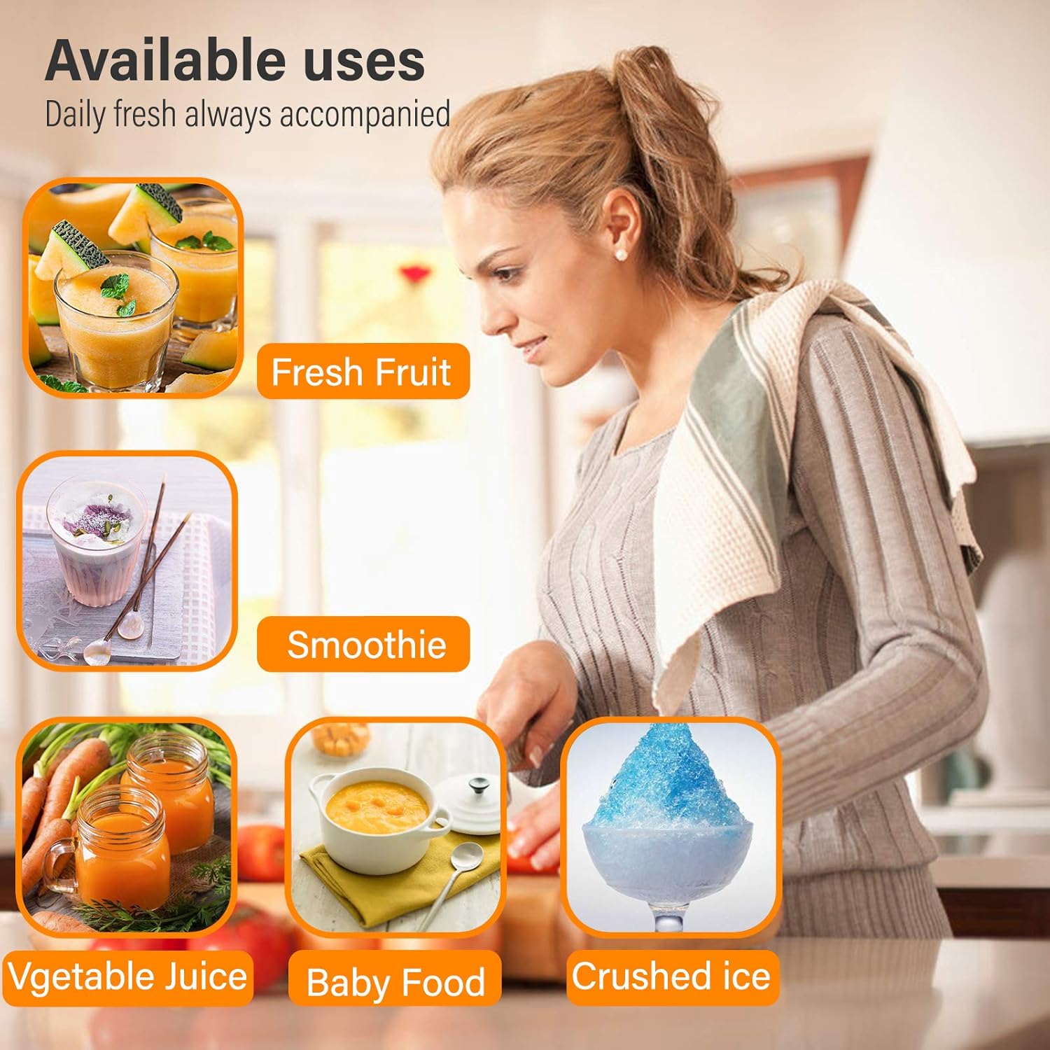 LaHuko Blender Portable Blender Personal Size Blender Juicer Cup for Juice Crushed-ice Smoothie Shake with Six Blades, 4000mAh USB Rechargeable, Blender for Outdoor Picnic Travel Gym: Kitchen & Dining