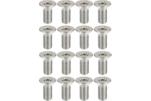 X AUTOHAUX 16pcs Stainless Steel Brake Disc Rotor Screws Front Rear Retaining Hardware Bolts Kit 93600-06014-0H 51741440 for Honda Accord Civic CRV