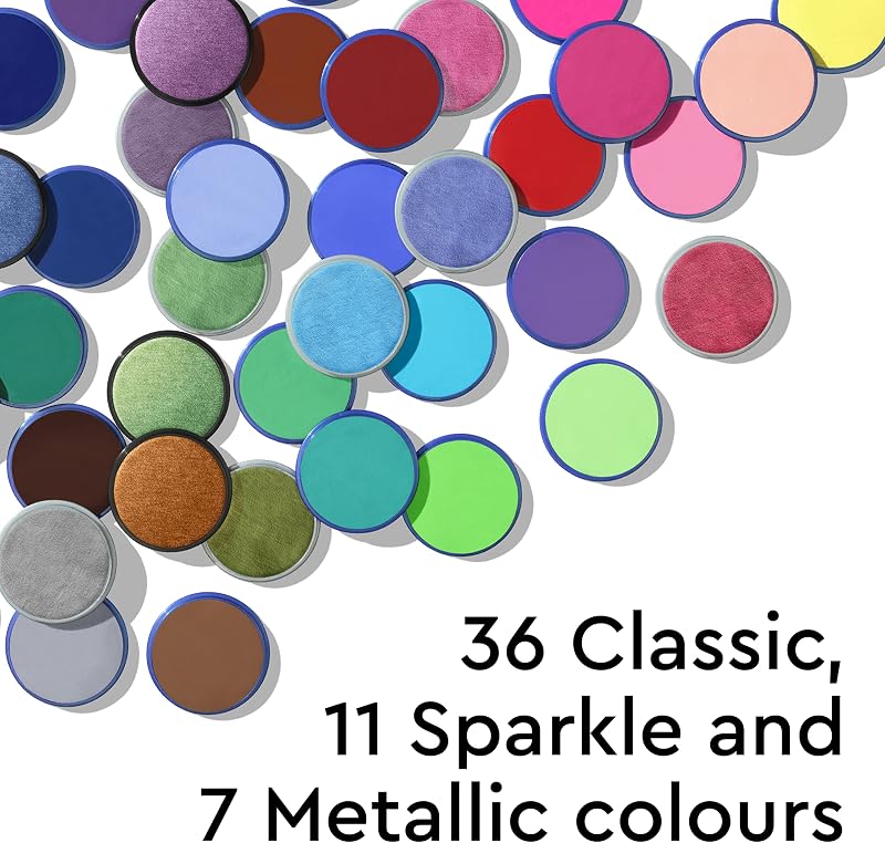 - Peinture Pour Visage et le Corps, Maquillage Pour Visage et Déguisement, Pour Enfants et Adults,Fard 18 ML, Couleur Noir
