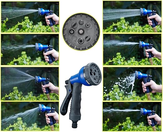 Flexibler Gartenschlauch 30m 10m Bis Dehnbarer Gartenschlauch Flexi Grun 8 Modis Handbrause Wasserschlauch Flexibel Lehom Flexschlauch Garten Autowasche Tierewasche Amazon De Garten