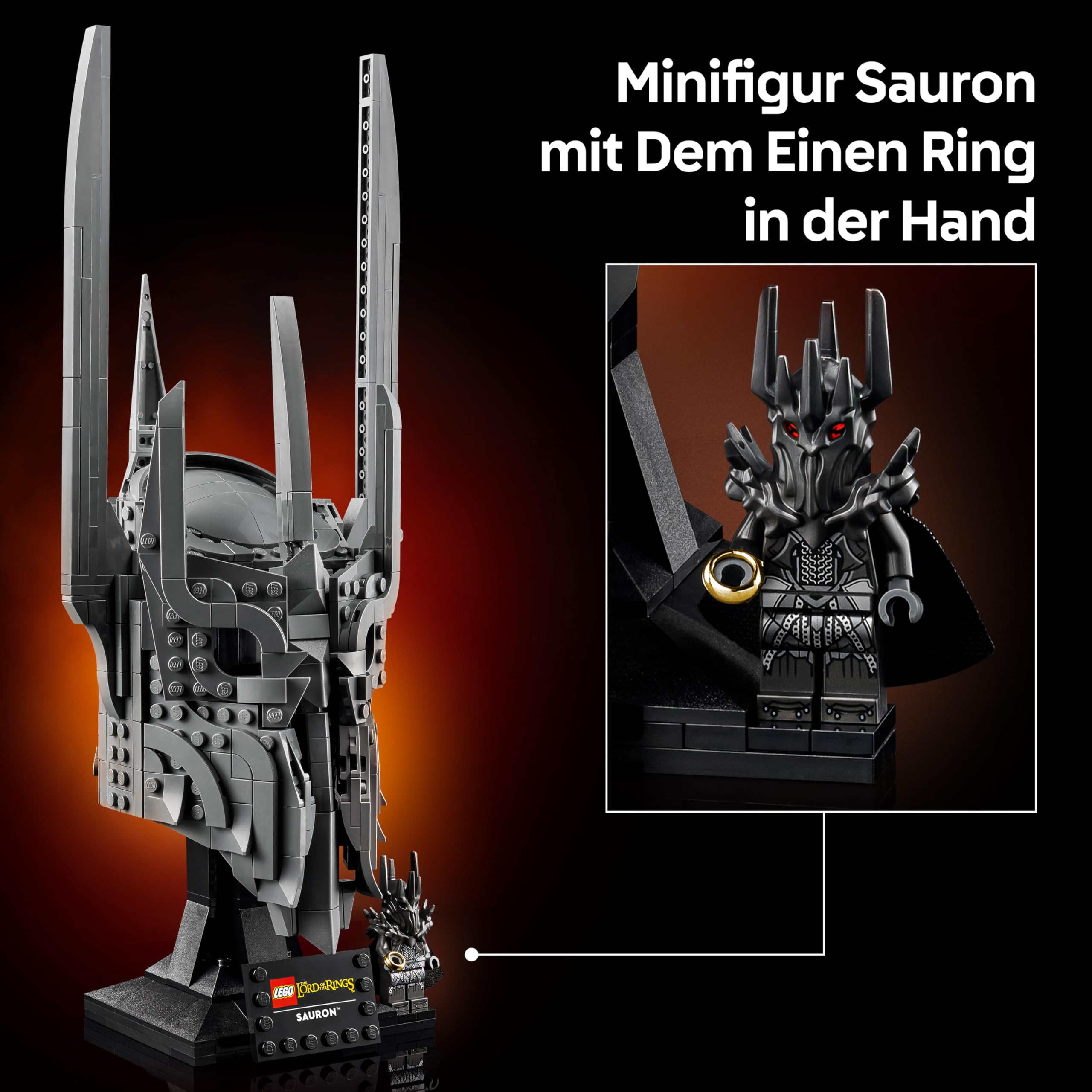 LEGO Icons 11373 Der Herr der Ringe: Saurons Helm, bauset 6