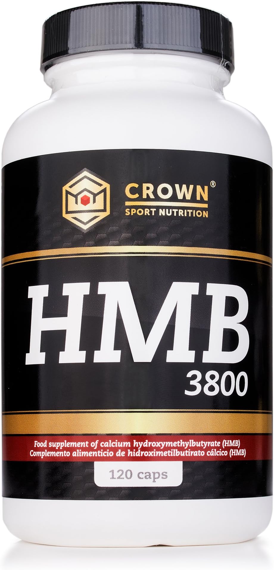 Crown Sport Nutrition HMB 3800/950 mg per Capsule, Supplement for Athletes - 120 caps