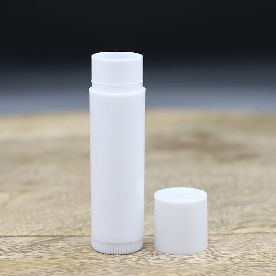 Empty Lip Balm Tubes, WHITE (.15 oz) (100) Kitchen & Dining