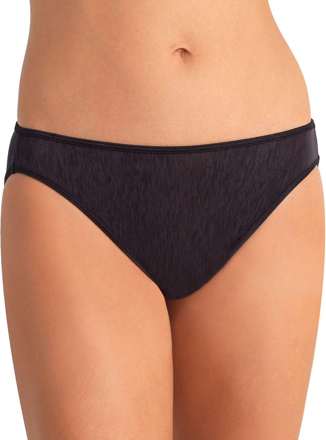 Vassarette Women's Silken Heather HiCut Panties at Amazon Women’s