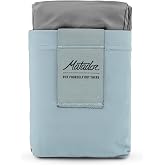 Matador Pocket Blanket 4.0 - Blue (Seats 2-4); Foldable Concert and Festival Blanket; Sand Proof Beach Picnic Tarp