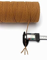 Macrame Cord,2mm x 219yard Cotton Twine String