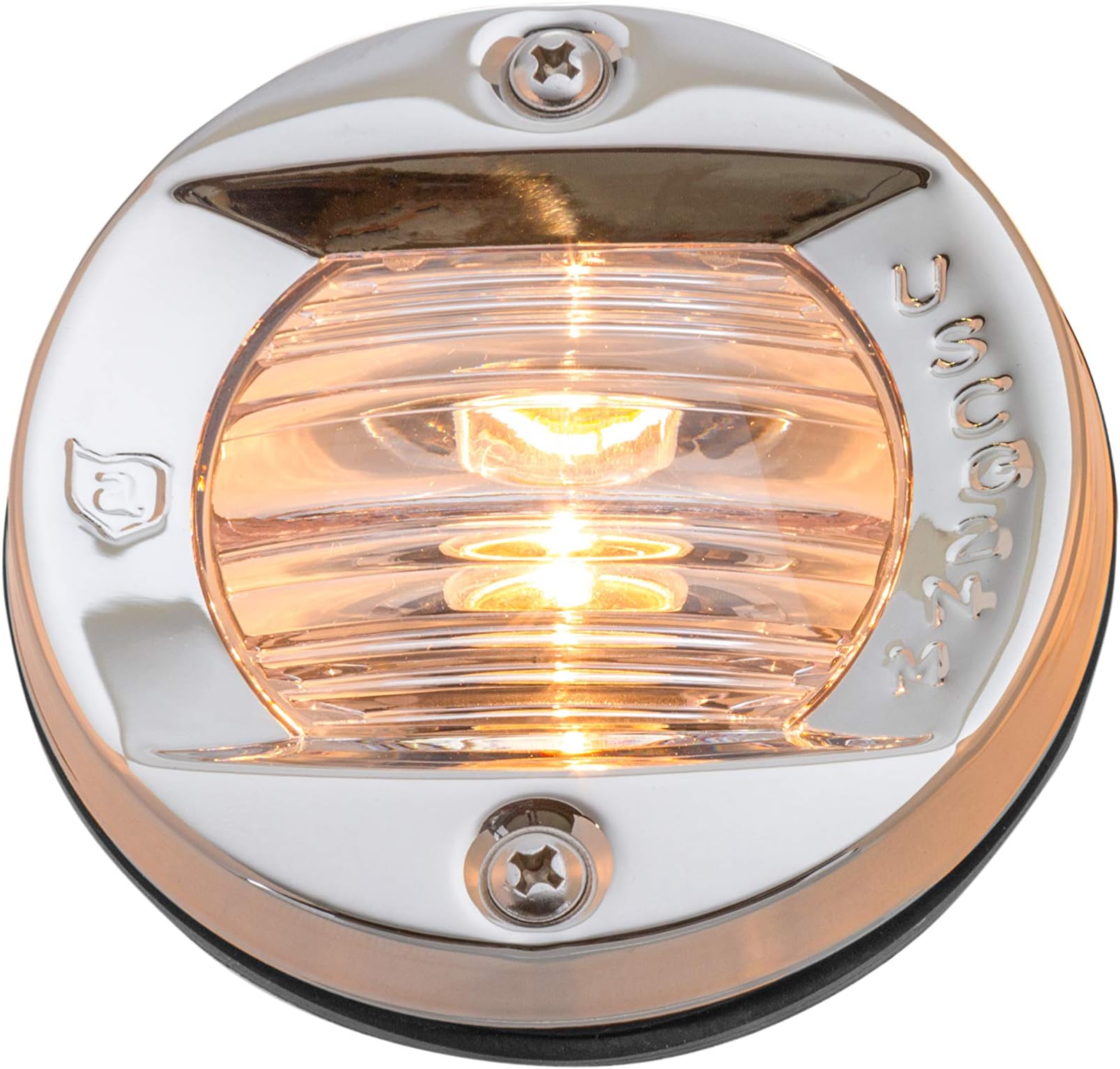 attwood6356D7 Round Incandescent Marine Boat 3-Inch Flush Transom Light with 7.5-Watt Lamp