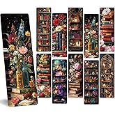Vintage Book Bulk Bookmark - 100 Pcs Retro Floral Book Bookmarks for Women Book Lovers, Aesthetic Cottagecore Reading Accessories Gifts for Kids Teacher Students