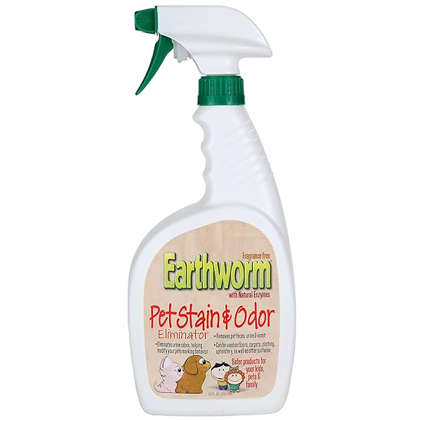 EARTHWORM PET STAIN REMOVER & ODOR ELIMINATOR –...