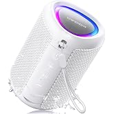 Portable Bluetooth Speaker Gift Ideas: Outdoor Travel Essentials Waterproof | Powerful HD Sound, Dynamic Lights, 15H Playtime, BT 5.3, TWS Pairing, IPX5 Beach|Camping|Pool Accessories, Halloween Music