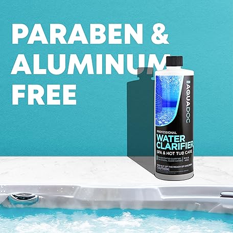 MAV AquaDoc Spa Clarifier - 32oz Cloudy Water Treatment For Hot Tubs & Spas