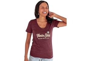 Blue 84 NCAA Womens Premium V-Neck Tri Blend T Shirt