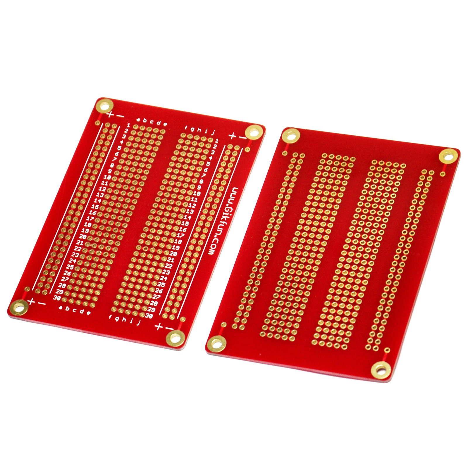 Gikfun Solderable Breadboard Gold Plated Finish Proto Board PCB Diy