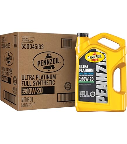 Amazon.com: Pennzoil Platinum Full Synthetic 0W-20 Motor Oil (5
