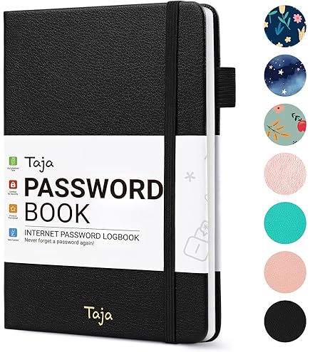 thumbnail image 2 of Home Office With Alphabetical Tabs Website Address Large Size Password Keeper Book Internet Password Logbook A5 Password Book Hardcover Password Notebook 2 of 12